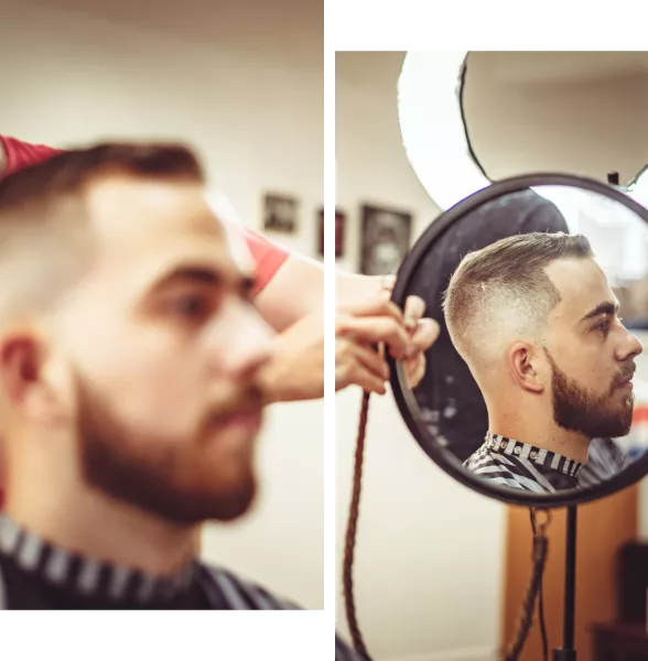 Barber shop interior